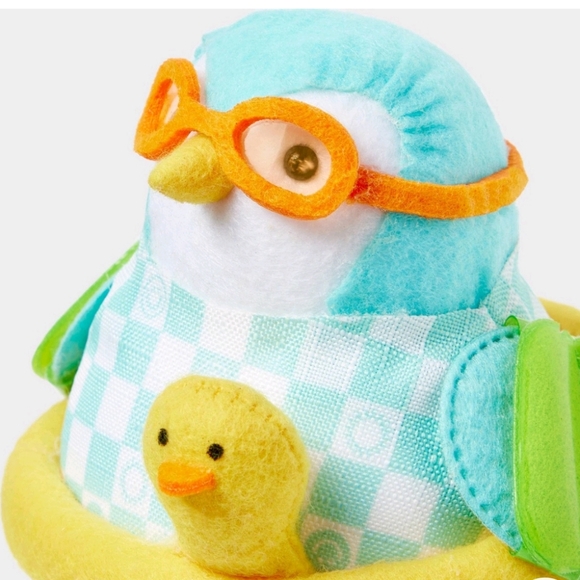 Rare, 2 Bird Bundle: NWT Junior and Coral Target Fabric Bird, Sun Squad - Picture 2 of 8